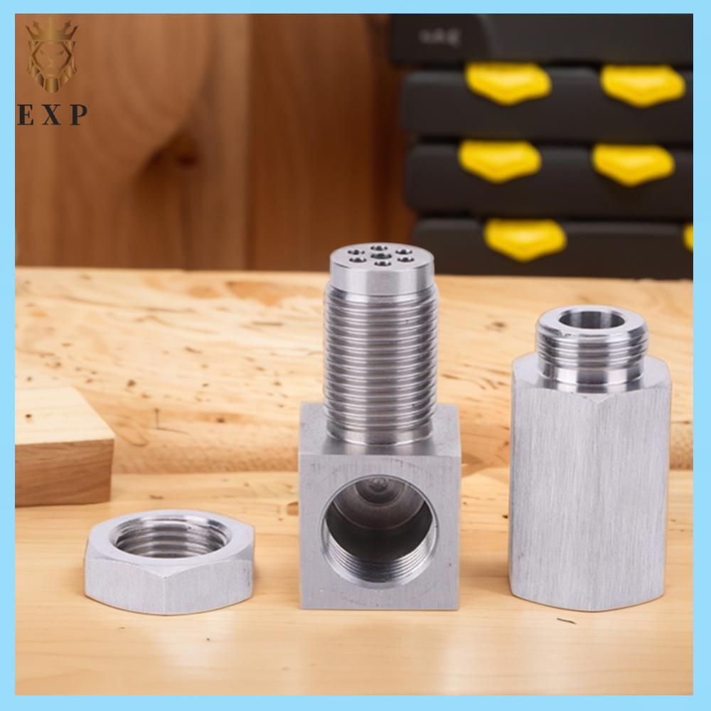 [explosion1.th] O2 Bung Extension Catalytic Converter 90 องศา P0420 P0430 M18X1.5 O2 เซนเซอร์ออกซิเจ