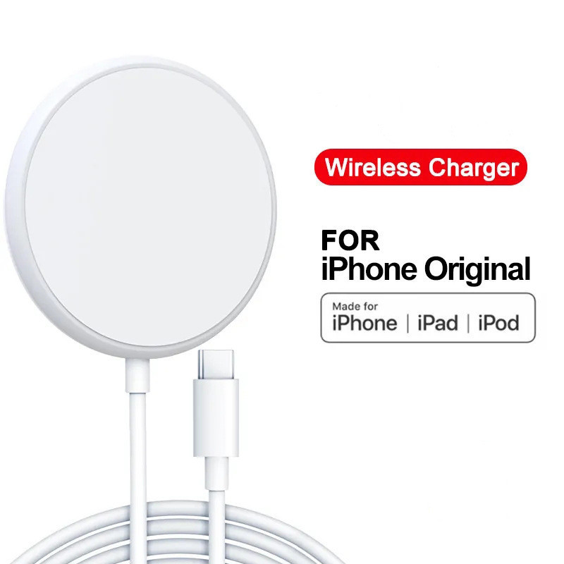 เหมาะสําหรับ Apple Wireless Fast Charging 15W สมาร์ทโฟน Strong Magnetic Wireless Charger ของขวัญโทรศัพท์มือถือ LT2M