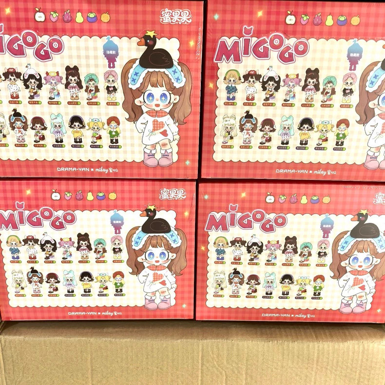 ของแท้พร้อมสต็อกยี่ห้อใหม่ Milay Milay Girl Milay Fruit MINI Series Mystery Box ทั้งกล่องบริการกล่อง