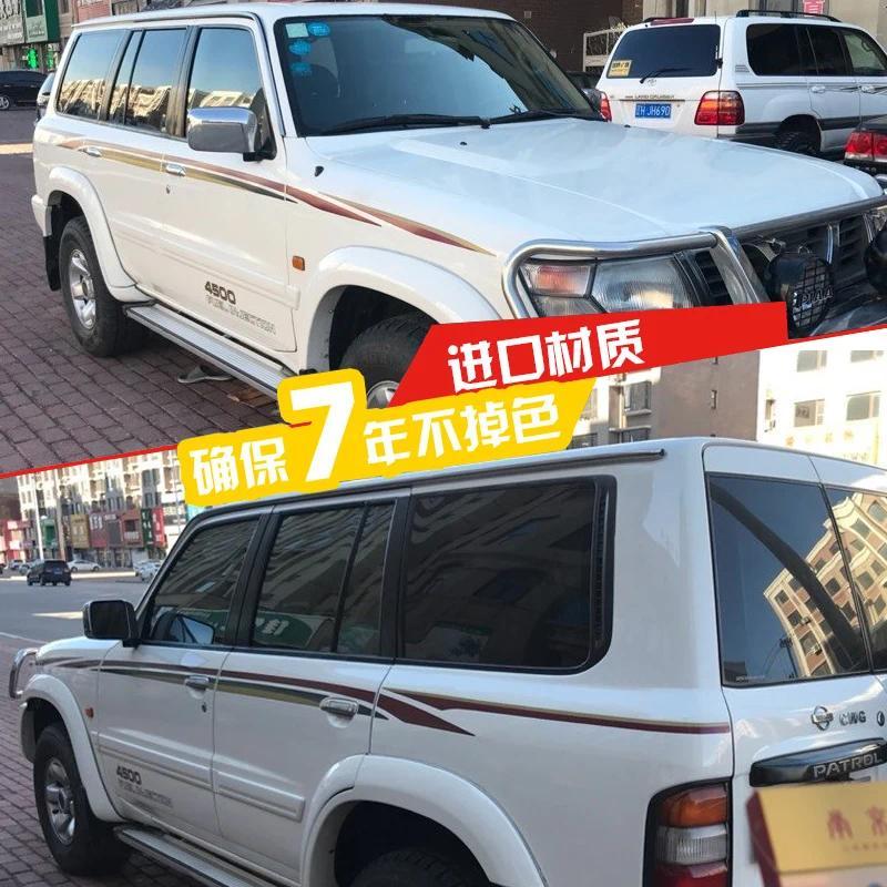สติ๊กเกอร์ติดรถสําหรับ Nissan Patrol Y61 Y60 4500 4800 การปรับแต่งการตกแต่งร่างกายการปรับเปลี่ยนอุปก