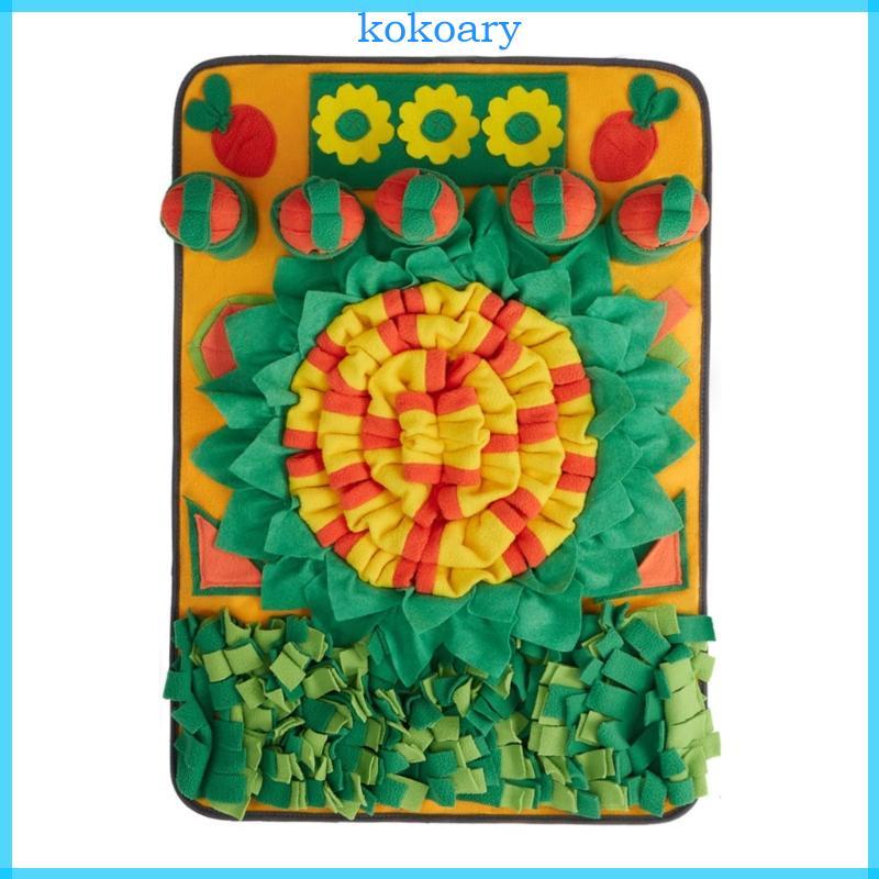 KOK Scent Training Puzzle Mat Snuffle Pad Slow Feeder Sniffing Mat สําหรับสุนัขสุขภาพ