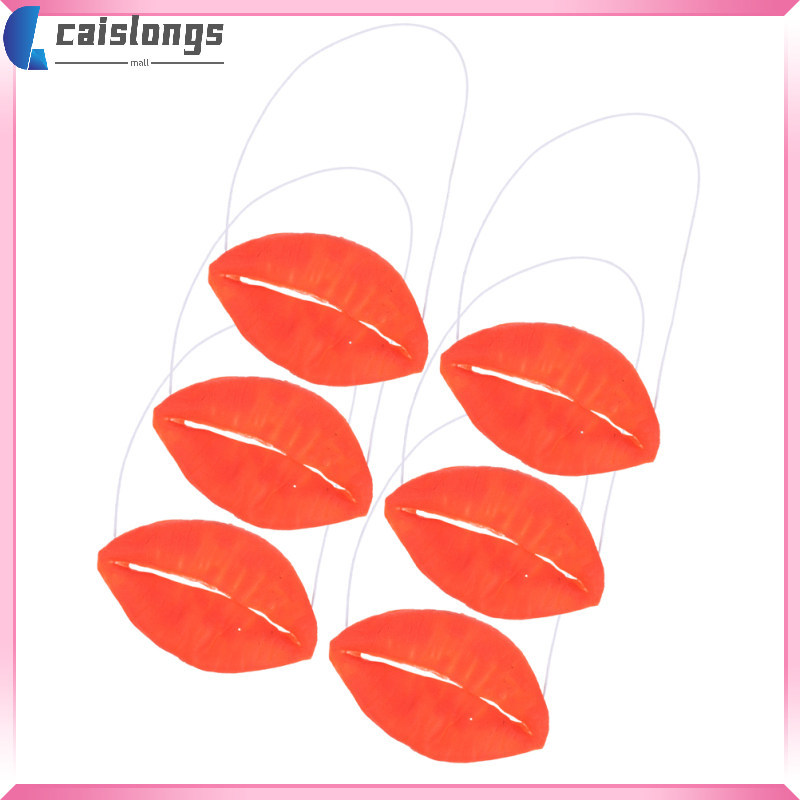 💄 6pcs อุปกรณ์ปากลิปสติกคอสเพลย์ น่ารักสำหรับวันโกหกเมษาหน้า