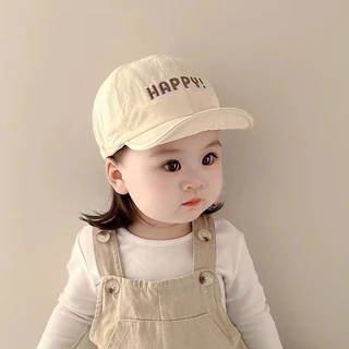 หมวกเบสบอลเด็ก ป้องกันแสงแดด นุ่มและสบาย มีสายซับเหงื่อ ลายการ์ตูน ปรับขนาดได้ หมวกเด็ก