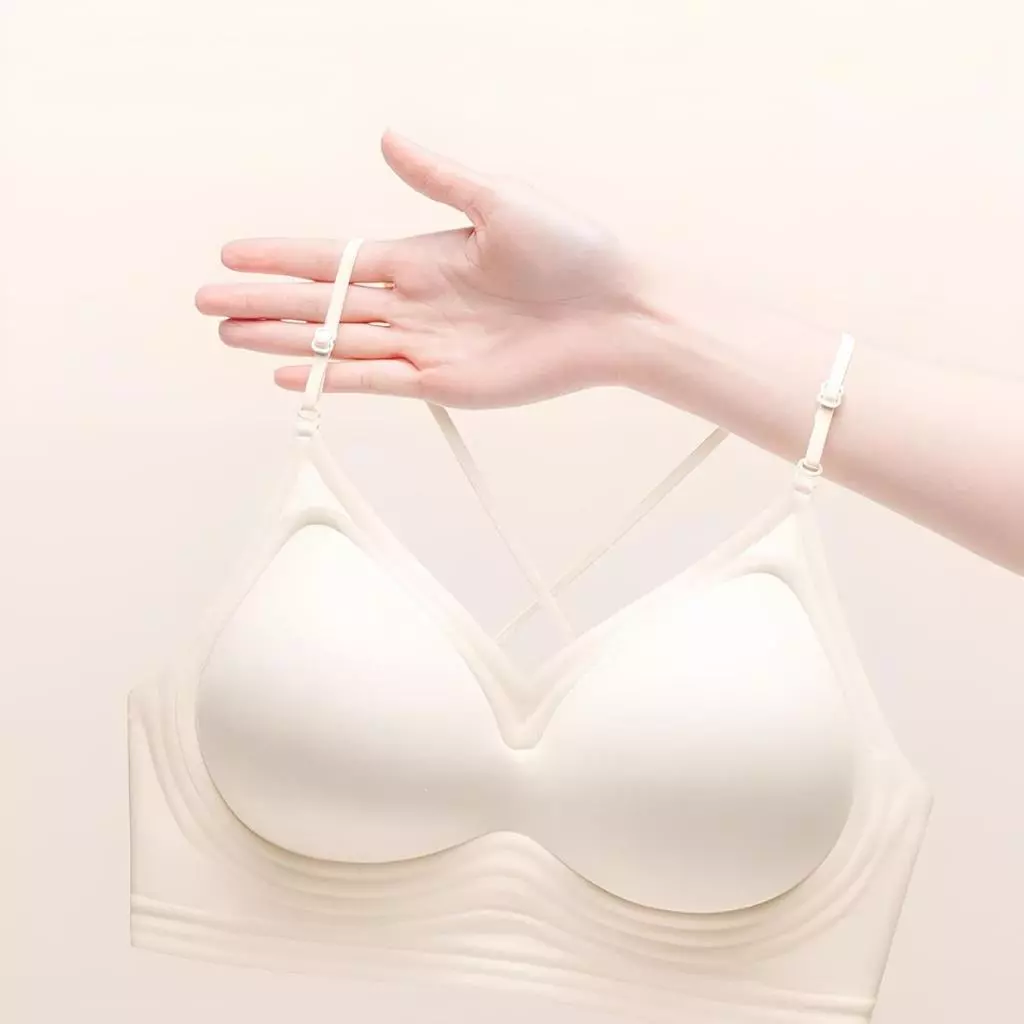 สปอร์ตบราไร้โครง ฟองน้ำในตัว สายปรับได้ S-XL thumbnail 4