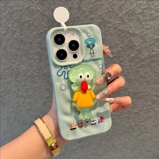 เหมาะสําหรับ IPhone 16 15 14 13 12 11 Pro Max X XR XS Max 7 8 Plus น่ารัก 3D ตุ๊กตาเคสโทรศัพท์การ์ตูนสัตว์