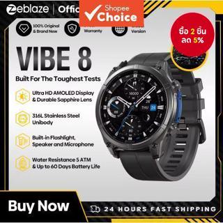 Zeblaze VIBE 8 ใหม่ สมาร์ทวอทช์สําหรับผู้ชาย หน้าจอ AMOLED 1…