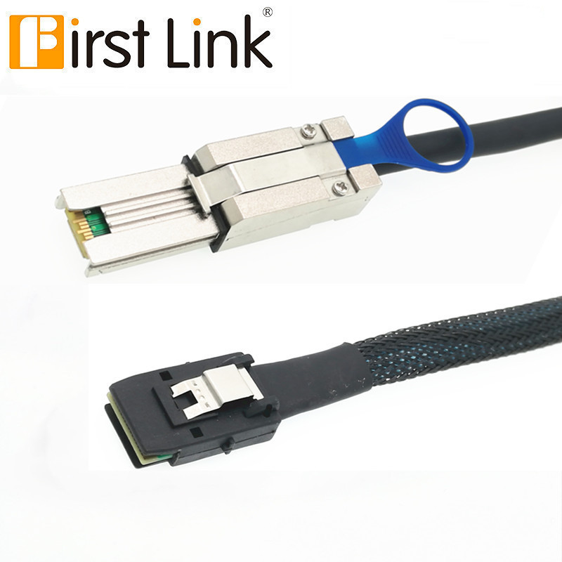 Mini SAS HD 8088 สายเสื้อผ้าความเร็วสูง MINISAS26P 8088 ถึง 8087-1.0 M4.6