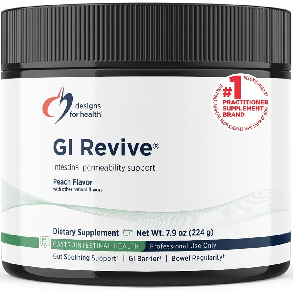 การออกแบบเพื่อสุขภาพ GI Revive Gut Health Powder - L Glutamine & Citrus Pectin เพื่อสุขภาพทางเดินอาห