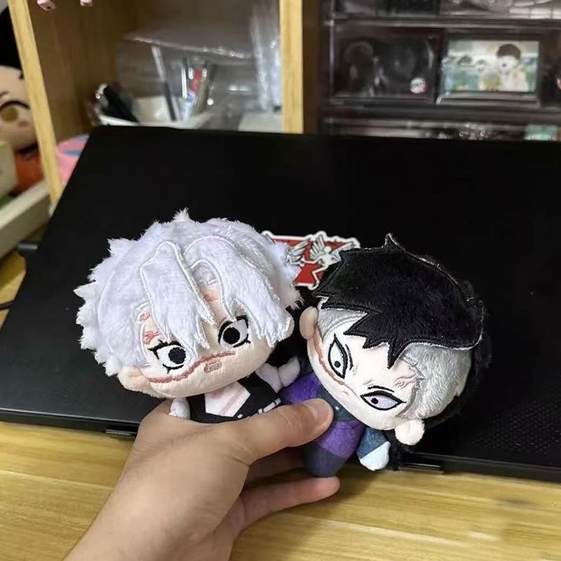 Demon Slayer Sanemi Genya Muichiro - ตุ๊กตาผ้าฝ้าย 10 ซม. ของขวัญที่สมบูรณ์แบบสําหรับแฟนอนิเมะเพื่อน