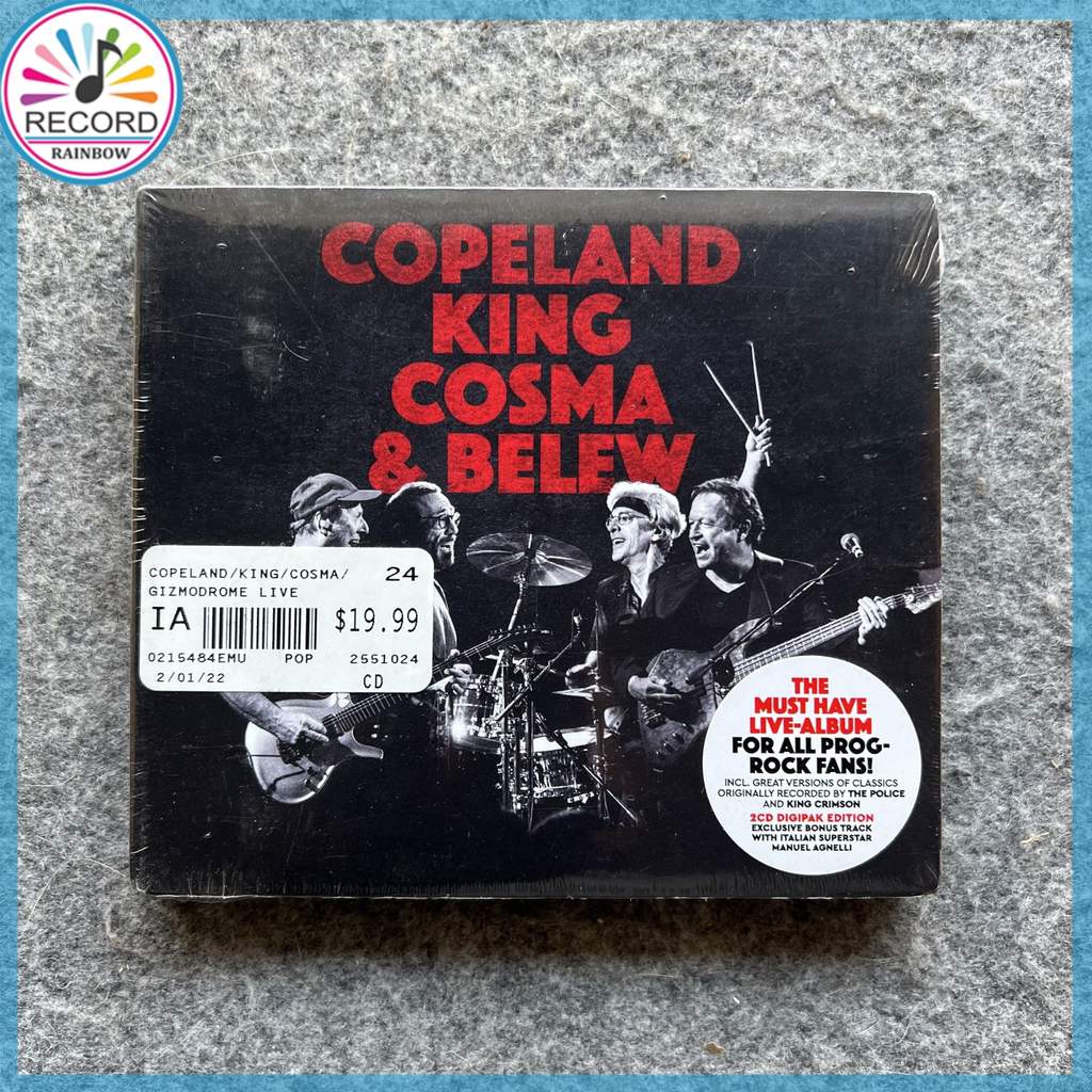 Copeland King Cosma Belew Gizmodrome Live Original 2CD Album [Sealed] Brand New 1Z02944