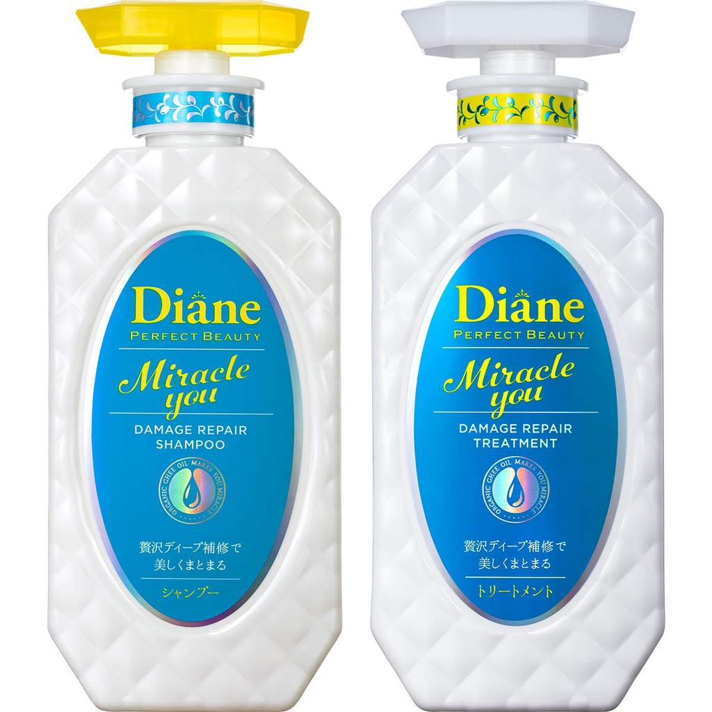 Diane Diane Shampoo  Treatment ซ่อมแซมสีผมและรักษาสีผม กลิ่นดอกไม้มันเงา Perfect Beauty Miracle You