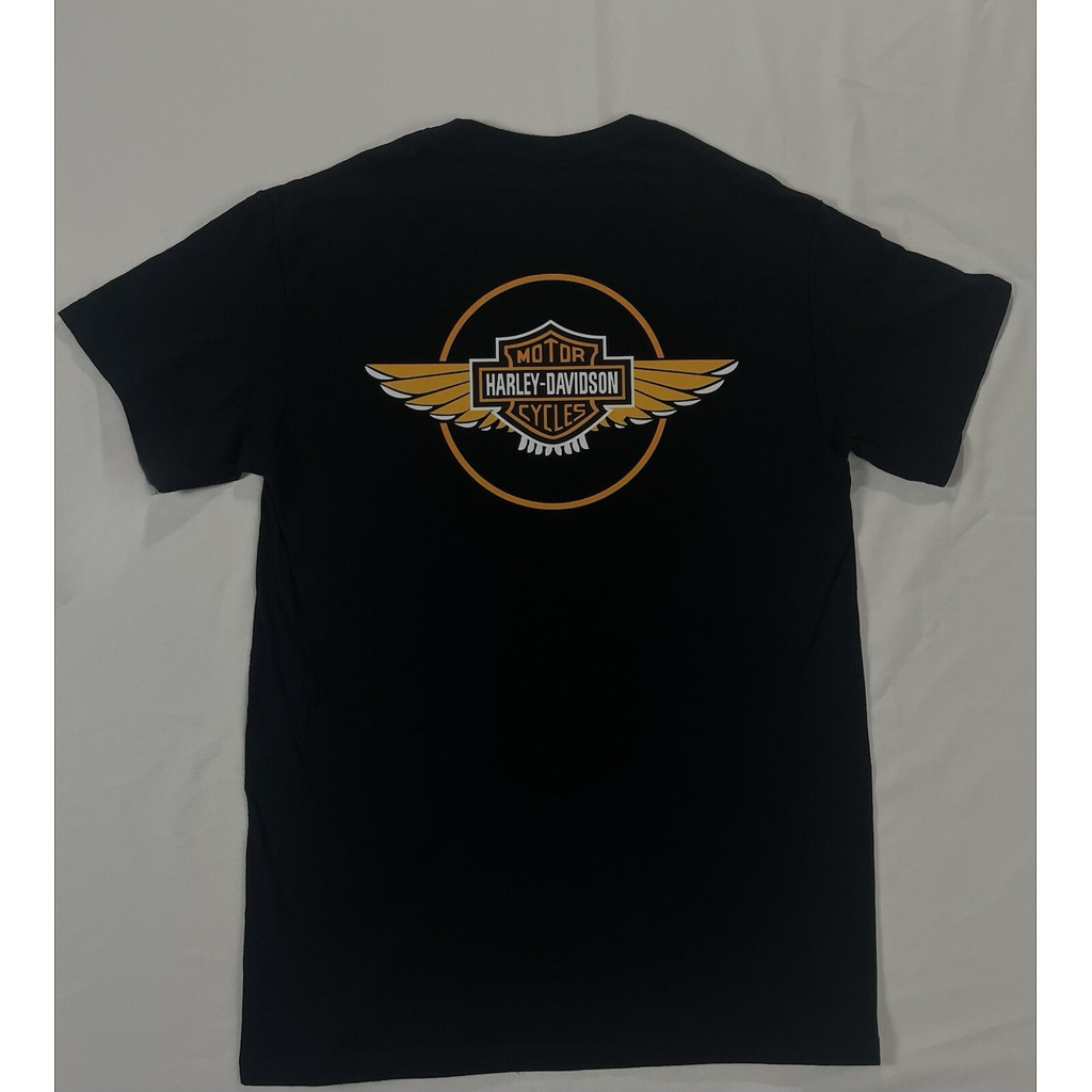 เสื้อยืด cotton พร้อมโลโก้รถจักรยานยนต์ Eagle Wing