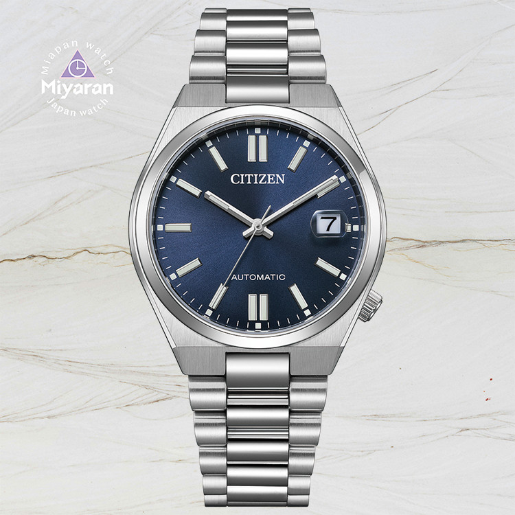 Citizen Tsuyosa Automatic NJ0200-50M 8210 Movement กระจกแซฟไฟร์ ตัวเรือนและสายสแตนเลสสตีล 《C》