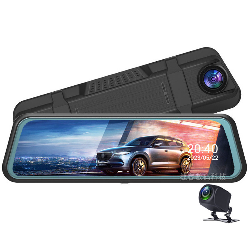 33ซม.สตรีมมิ่งสื่อบันทึกการขับขี่/HD Night Vision Dual Mirror Driving Recorder/Driving Recorder