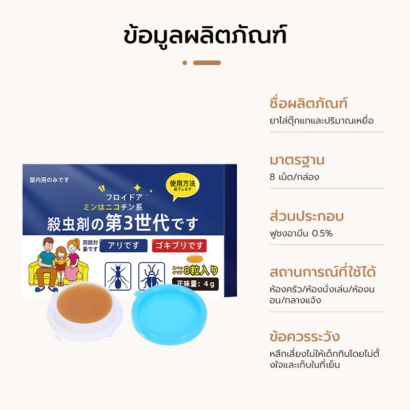 ยาไล่จิ้งจก-ตุ๊กแก 8 ชิ้น/กล่อง ปลอดสาร ปลอดภัยต่อสัตว์เลี้ยง thumbnail 10