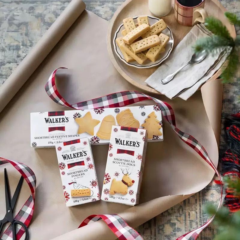 British Walkers Walkers คุกกี้เนยข้าวโอ๊ต 160g British Biscuits Original Shortbread Milk Fragrance 0