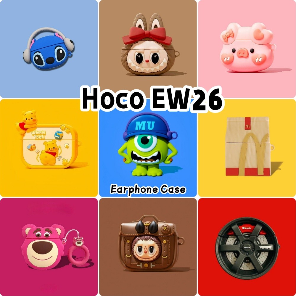 【Case Home】นําไปใช้กับ Hoco EW26 เคส Case เคสหูฟัง นวัตกรรม ซิลิโคนนุ่ม เคส เคสหูฟัง NO.5