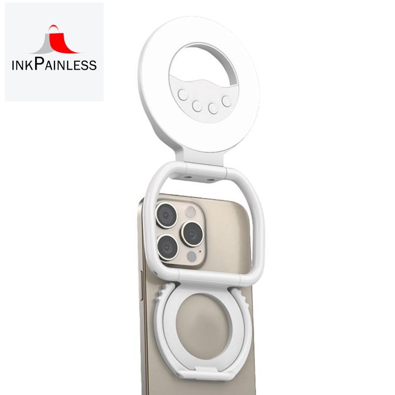 ชาร์จ USB LED Selfie Ring Light เลนส์โทรศัพท์มือถือ LED Selfie โคมไฟสําหรับสมาร์ทโฟนสําหรับสมาร์ทโฟน