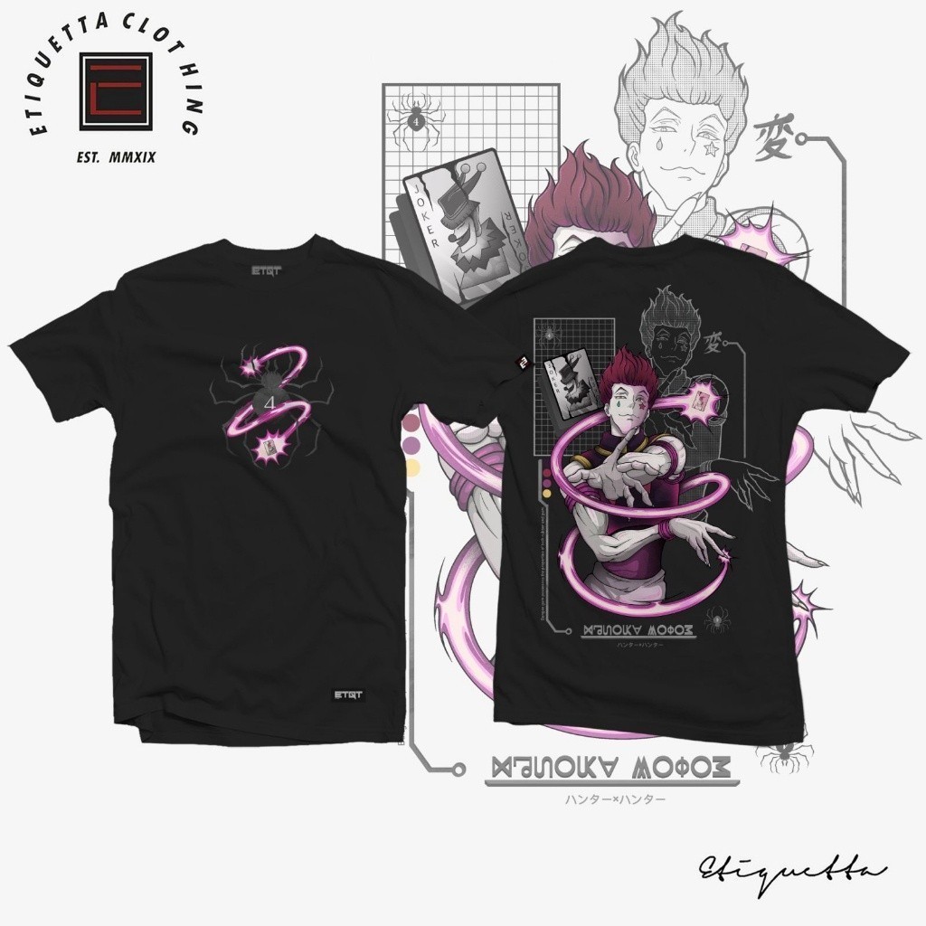 เสื้อยืด Hunter x Hunter Hisoka Morow พร้อมส่ง | เสื้อยืด unisex พิมพ์ลายอนิเมะ เนื้อผ้านุ่ม สวมใส่สบายทุกวัน