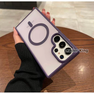 เคสแม่เหล็ก สำหรับ Samsung S26 Plus S26Ultra A57 A37 5G A07 A17 S25 S24 S23 S22 Ultra S23FE S24FE S25FE เคสกันกระแทก 016