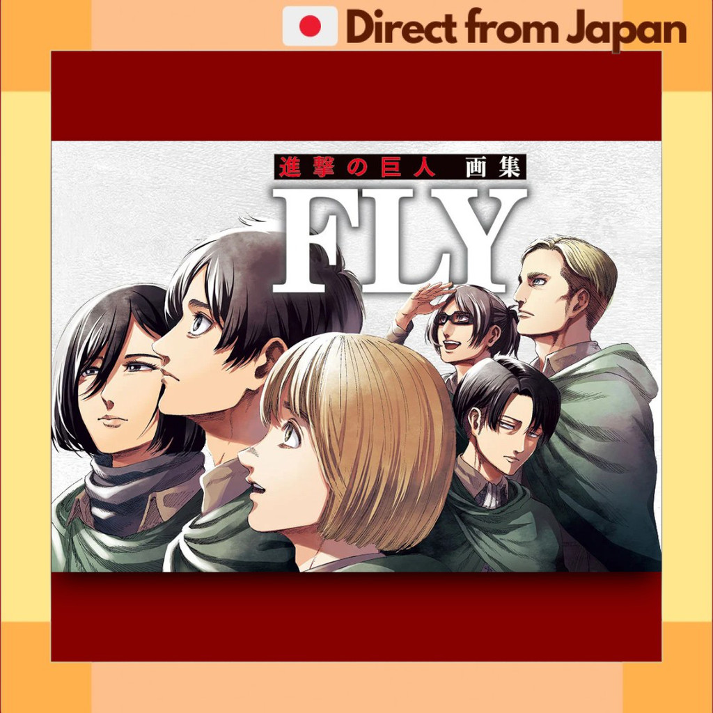 Attack on Titan Art Book FLY with 4 Bonuses Hajime Isayama [Japan Shipped]