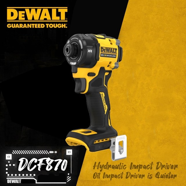 DeWALT DCF870 Hydraulic Impact Driver ไขควง กระแทก ใช้ระบบ ไฮโดรลิค