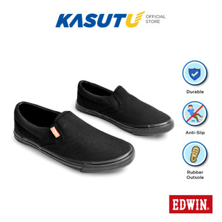 [BACK TO SCHOOL!] EDWIN Slip On School Shoes for Secondary Kasut Sekolah Mudah Pakai Sekolah Menengah | Kasut U EW2399