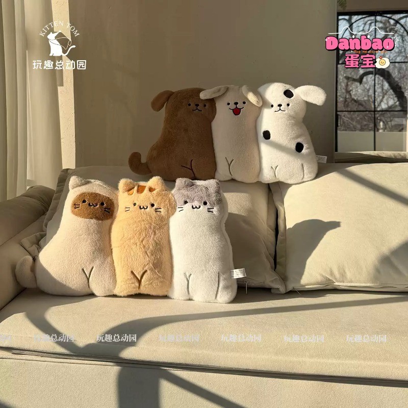 DANBAORow of ลูกแมวของเล่นตุ๊กตาขี้เล่น Puppy Sleeping กอดตุ๊กตานุ่มแมวยาวตุ๊กตาสัตว์ชุดสําหรับโซฟาตกแต่งน่ารักของขวัญวันเกิดสําหรับเด็กชายหญิง-20 ราคา ถูกที่สุด ดีลบีเคเค แกลเลอรีภาพที่ 4