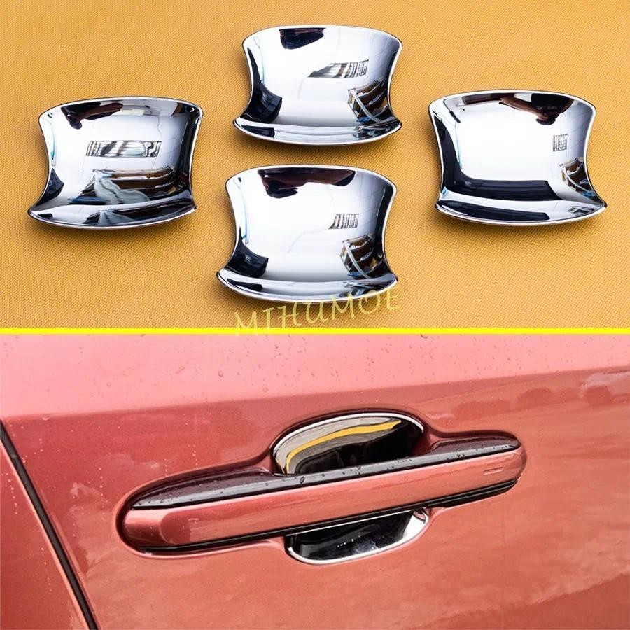 ABS Chrome รถด้านนอกประตูฝาครอบชามสําหรับ Lexus RX RX350 RX350h RX450h + RX500h 2023 2024 2025