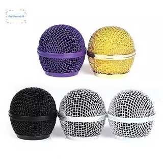 FOT 1 PC สําหรับ Shure SM58 ไมโครโฟนไร้สายเปลี่ยนโลหะไมโครโฟน Grille Replacing Professional Party Mic Head Part TH