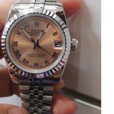 Rolex jubilee สีเงิน 31mm กลไกญี่ปุ่น