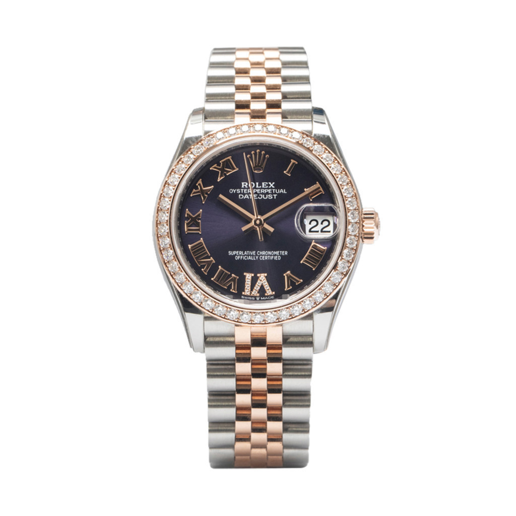 Rolex Rolex Log Type ม278381Rbr-0020 นาฬิกาผู้หญิงไขลานอัตโนมัติ Rose Gold 31mm