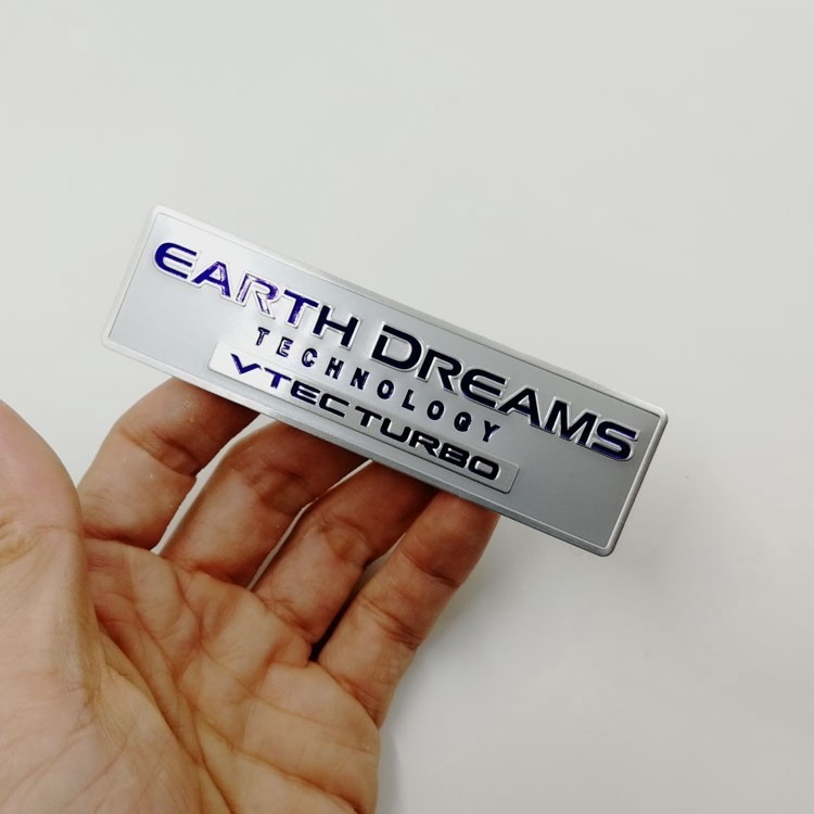 Honda civic I-VTEC i VTEC TURBO โลโก้ป้าย h mark สีแดงไม่มีที่สิ้นสุด