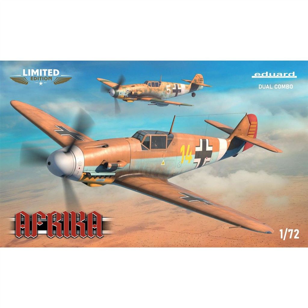 Bull Demon King 2112 1/72 Bf 109F-4/G-2/G-4 Tropical Dual Machine Limited Edition Assembly