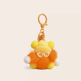 ของเล่นแขวนกระเป๋าหมีพูห์ ขนนุ่มพิเศษ ใช้ตกแต่งกุญแจรถได้