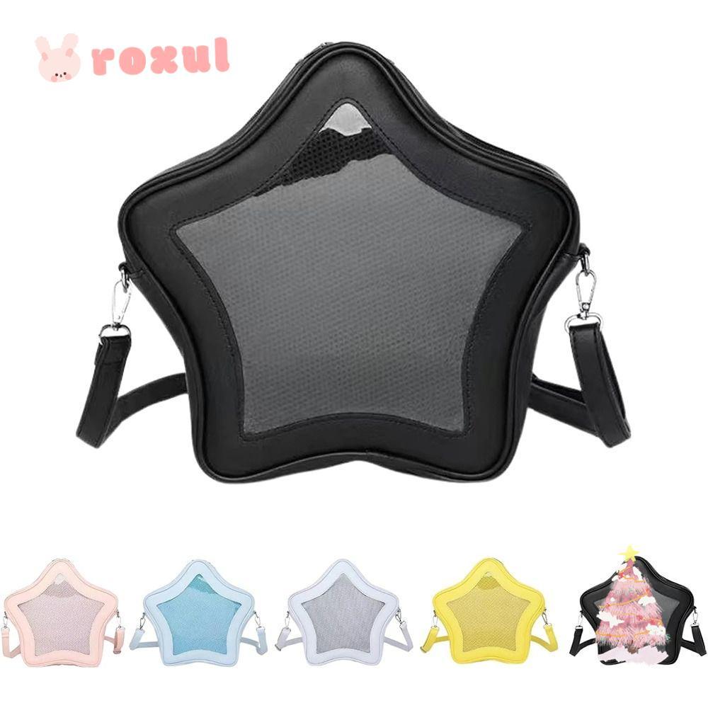 Roxul Star Ita Bag, กระเป๋าเป้ความจุขนาดใหญ่รูปดาว, กระเป๋าสะพาย Kawaii สําหรับนักเรียน