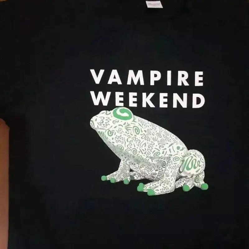 เสื้อยืดวันหยุดสุดสัปดาห์แวมไพร์สำหรับแฟนไซส์ S ถึง 5XL สีดำ Bo092