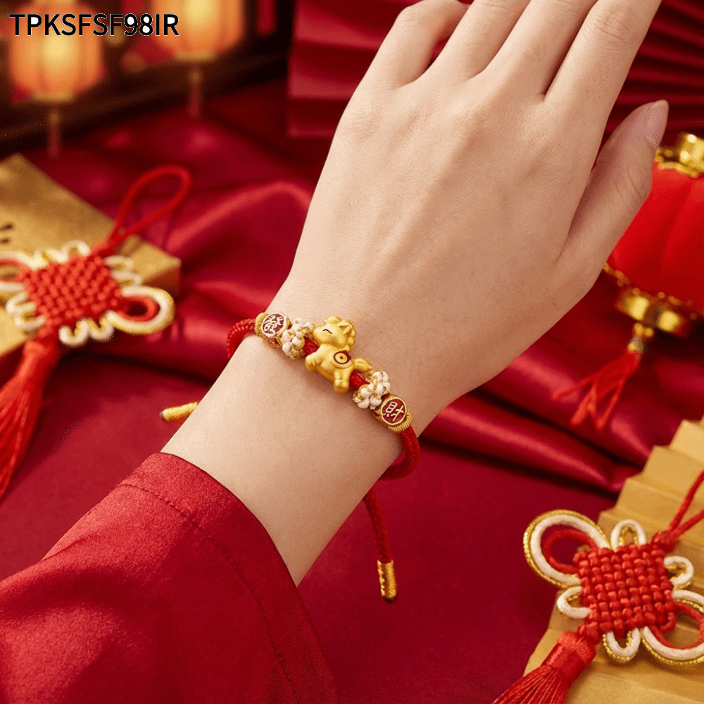 ทีพีเคเอฟ98และ สร้อยข้อมือม้านําโชค,ม้าสีทองปรับสร้อยข้อมือลูกปัด,เสน่ห์โชคดีมงคลความหมายการออกแบบที