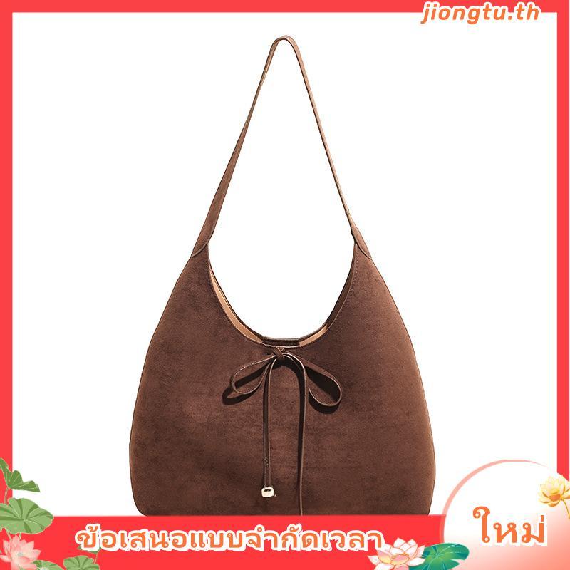 CHAMOON รุ่น CM5923 กระเป๋าสะพายไหล่ใส่ IPad ได้ ผ้ากำมะหยี่ สวยหรูดูแพง สไตล์เกาหลี