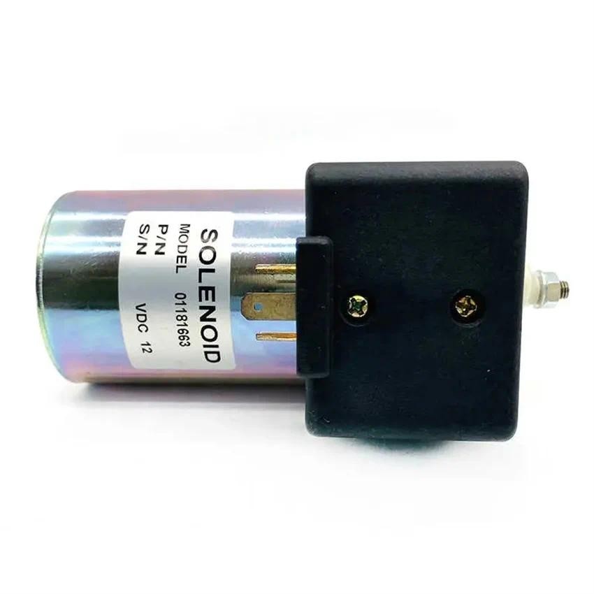 01181665 12V การใช้ปิด Solenoid สําหรับ Deutz F4L913 BF6L913 BF4L913 BF4L913 ดีเซล Engineauto ชิ้นส่
