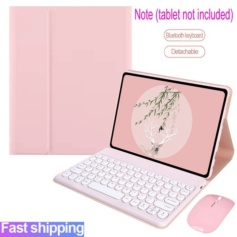 เคสคีย์บอร์ดพร้อม Bluetooth Keyboard & Mouse - Honor Pad 9 12.1" / X8a 11" / X9 11.5" / X8 Pro Prote