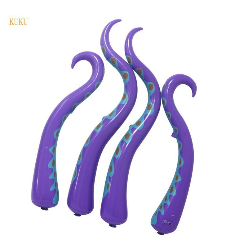 KU* กันน้ํา PVC Octopuses Tentacles Inflatable ฮาโลวีนตกแต่งสําหรับ Garden และ House ปาร์ตี้