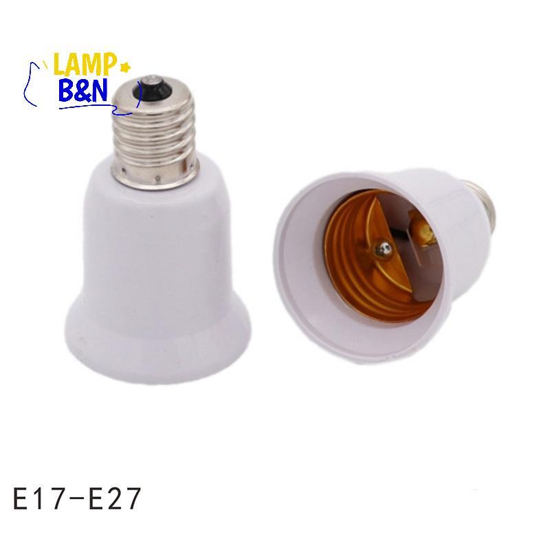 [B&N] E17 Lamp Soet E17 to E27 LED Halogen CFL Light Bulb Lamp Adapter [ใหม่]