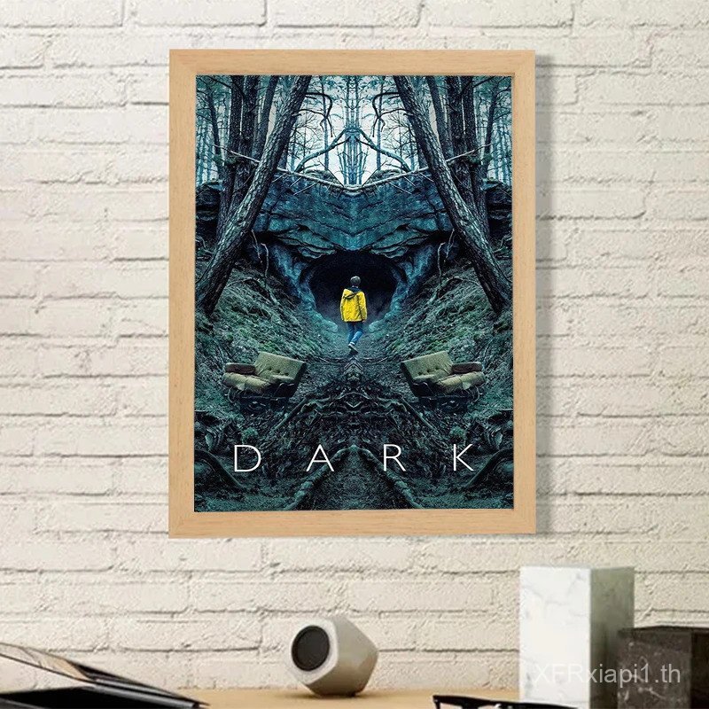 N-NetflixS Dark โปสเตอร์พิมพ์, Modern Wall Art,ห้องนอน,Dining Room,Bar,Cafe,ตกแต่งบ้าน,ไม่มีกรอบผ้าใ