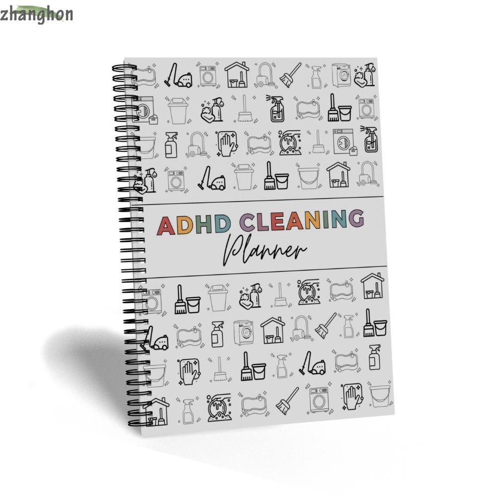 ZHANGHONG ประจําปีทําความสะอาด Checklist Planner, Coil Content Is Household Checklist Planner, ทนทาน