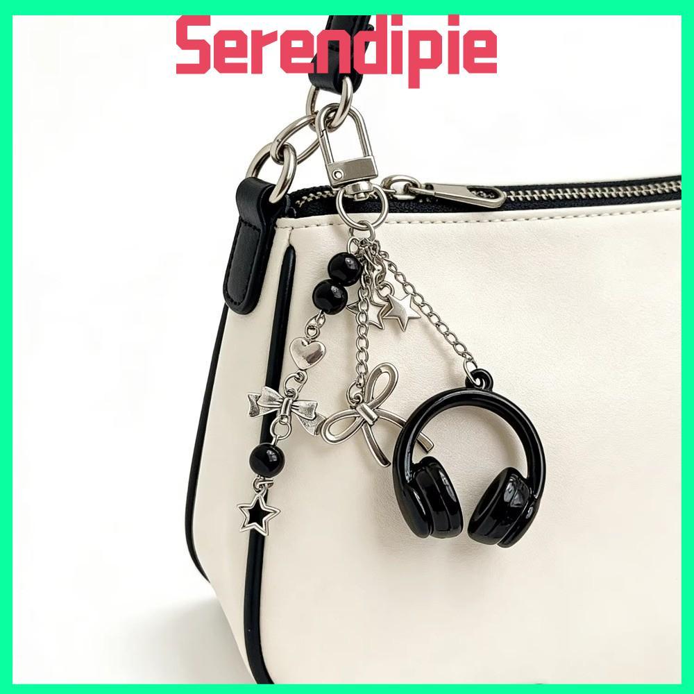 เสน่ห์กระเป๋าหูฟังเพลง SERENDIPIE, ห้อยกระเป๋าตกแต่งหูฟัง, สายคล้องโทรศัพท์ Y2K