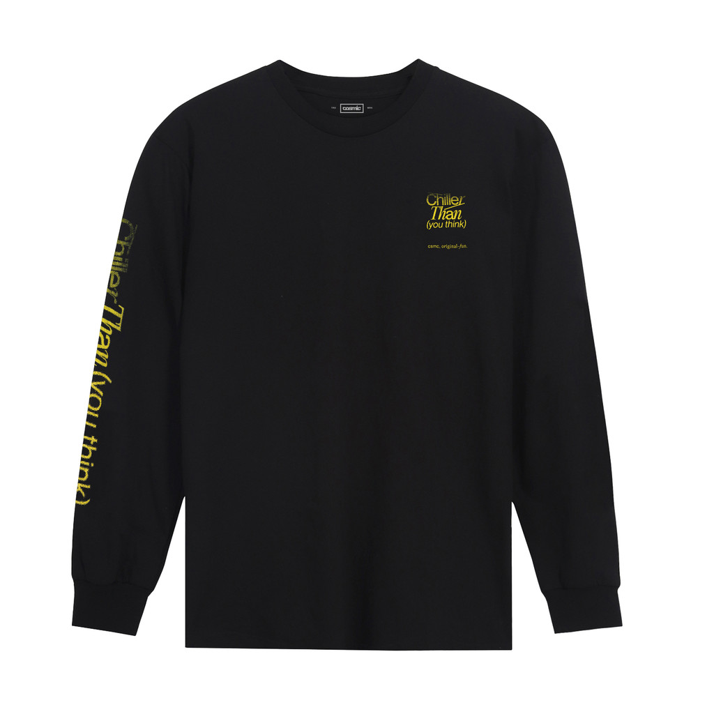 Cosmic T-Shirt Mens LOW FADE BLACK LS