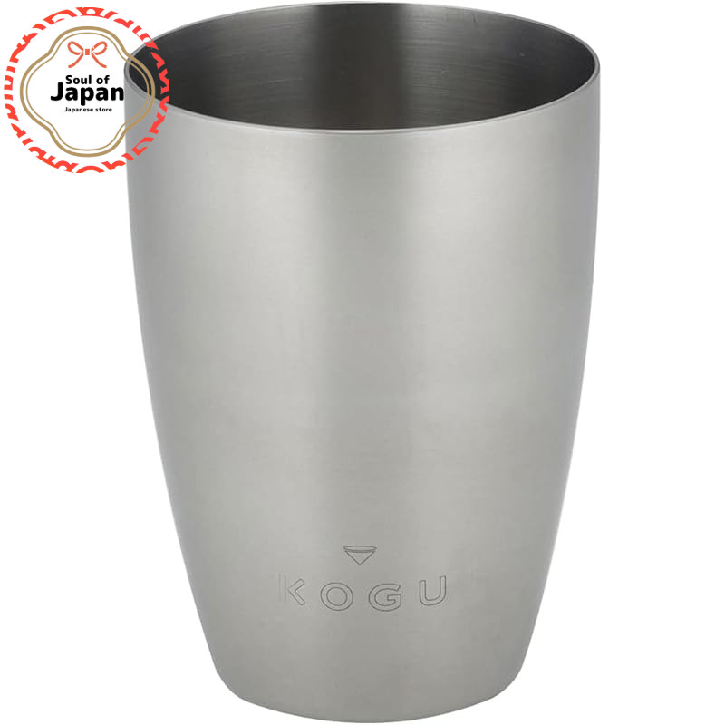 KOGU Coffee Bean Cup Stainless Steel Matte Finish Dishwasher Safe 44343【Direct from Japan】