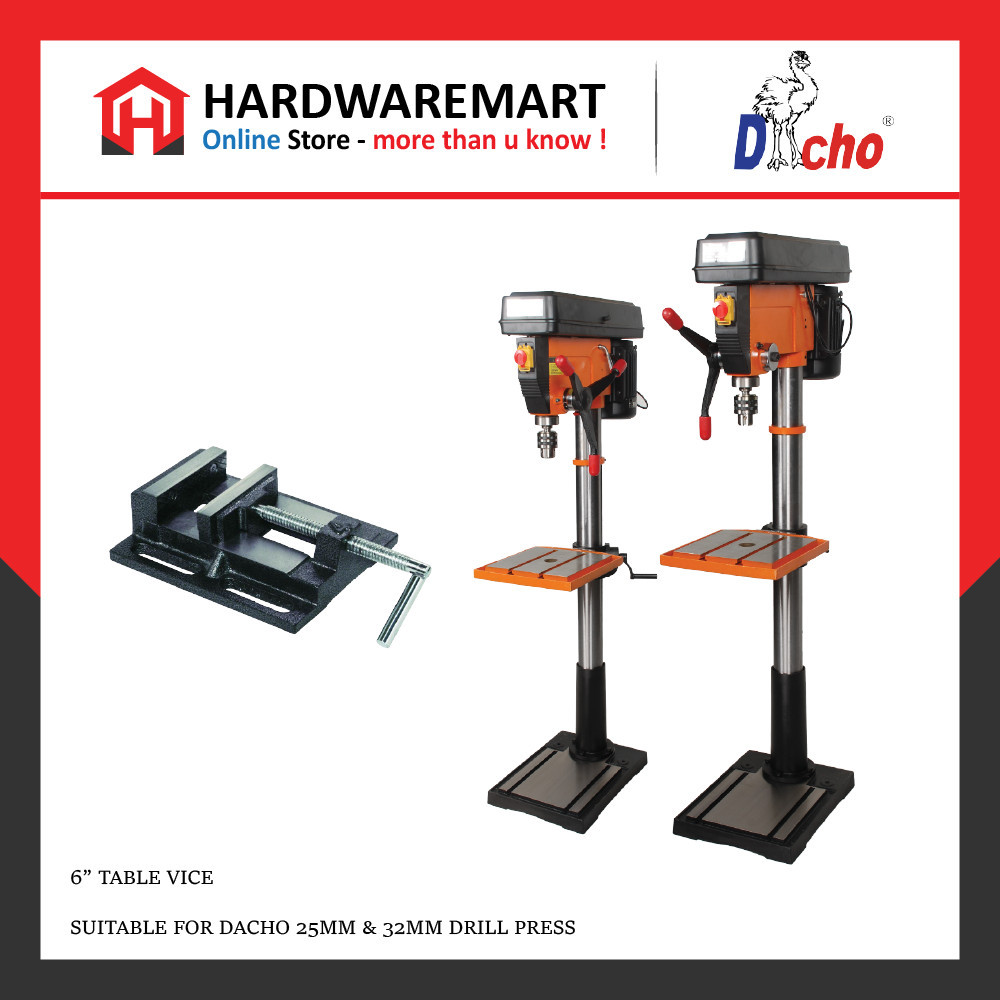 6" TABLE VICE สําหรับ DRILL PRESS