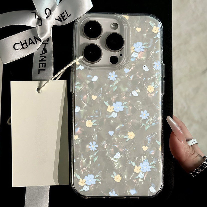 สําหรับ เคสไอโฟน13 เคสโทรศัพท์ ดอกไม้ขนาดเล็ก For iPhone 11 12 13 14 16 15 Pro Max X 7P 8P XS Max XR เคส เคสไอโฟนสวยๆ